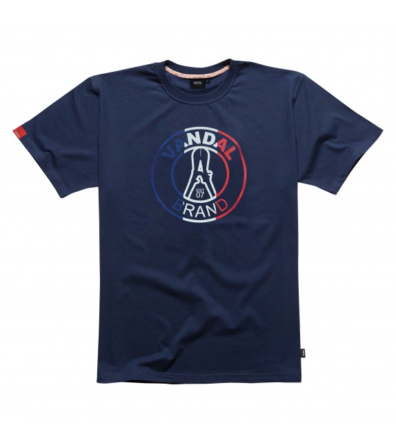 From Paris With Love - TEE - TRICOLOR Navy